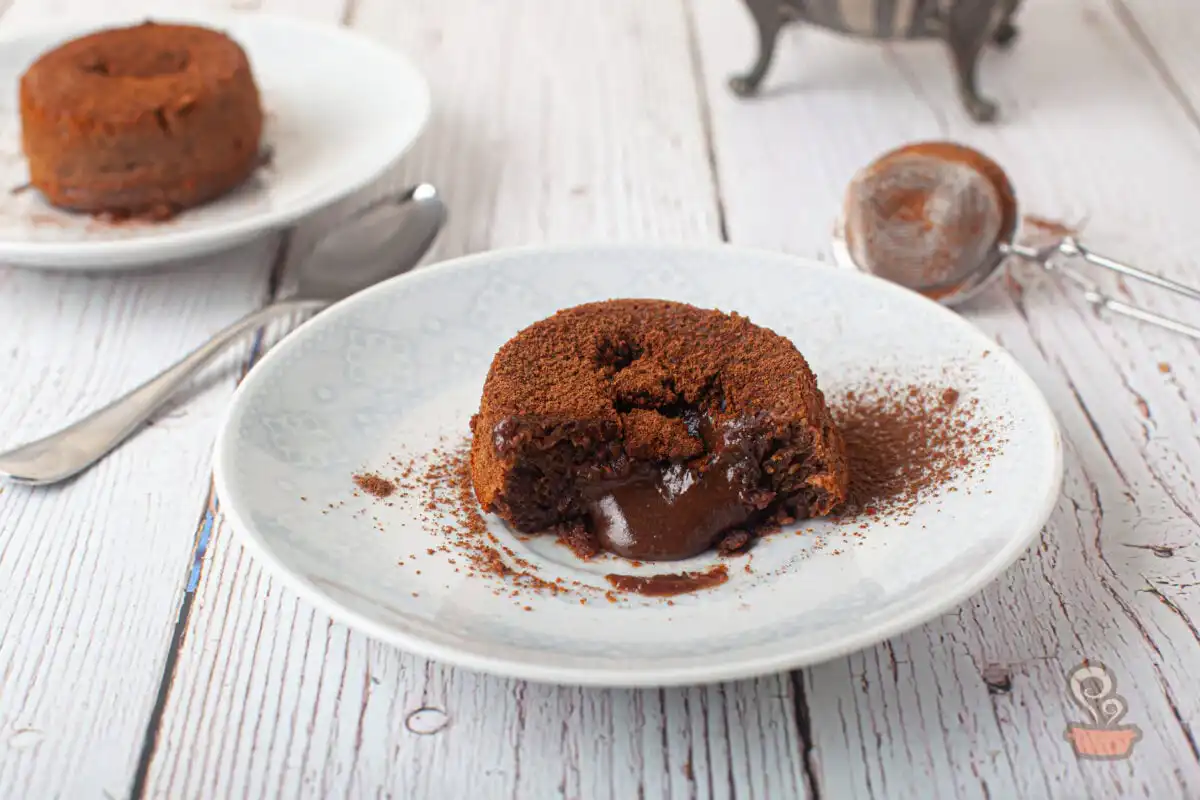 Petit gateau de chocolate