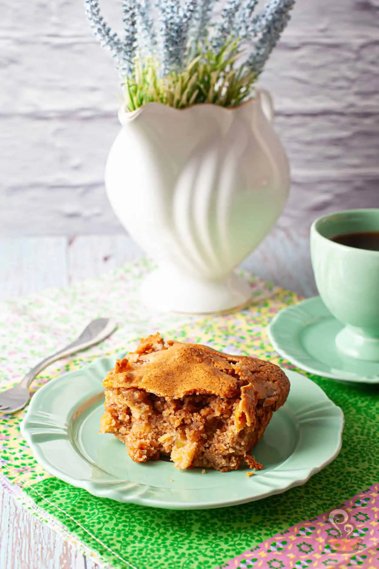 Torta de maçã com casquinha crocante
